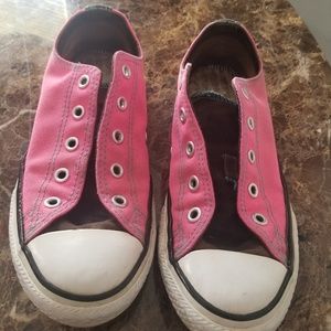 Pink girl converse